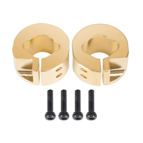 SONHWNGE 47g/Set TRX4M Hinterachsgewichte Schwarzes Messing-Gegengewicht for 1/18 RC Auto Crawler TRX4-M Bronco Defende Upgrade(Brass) von SONHWNGE