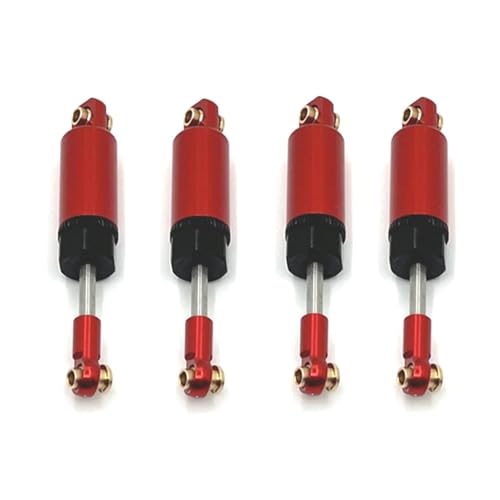 SONHWNGE 4PCS Hydraulische Stoßdämpfer for MN 1/12 D90 MN82 LC79 MN78 for WPL 1/16 C14 C24 C34 C44 RC Auto Upgrades Teil Rot von SONHWNGE