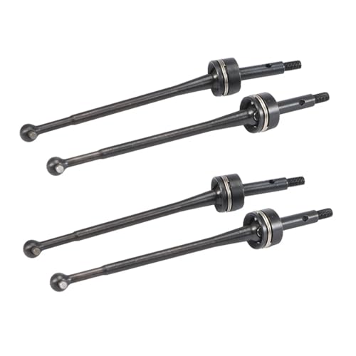 SONHWNGE 4Pcs 45 Gehärtetem Stahl CVD Antriebswelle for Wltoys 144001 124019 for LC Racing 1/14 RC Drift Auto Upgrade Teile von SONHWNGE