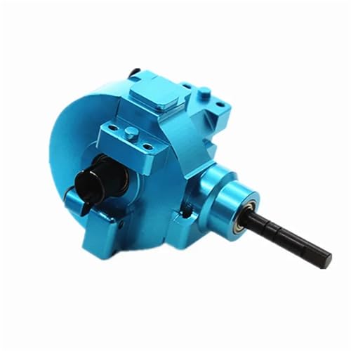 SONHWNGE Aluminiumlegierung Vorne Hinten Getriebe Komplette Stick & Diff.Getriebe 02030 03015 02024 02051 102075 1/10 RC Autos for HSP 94123 94107 94111(Blue Rear) von SONHWNGE