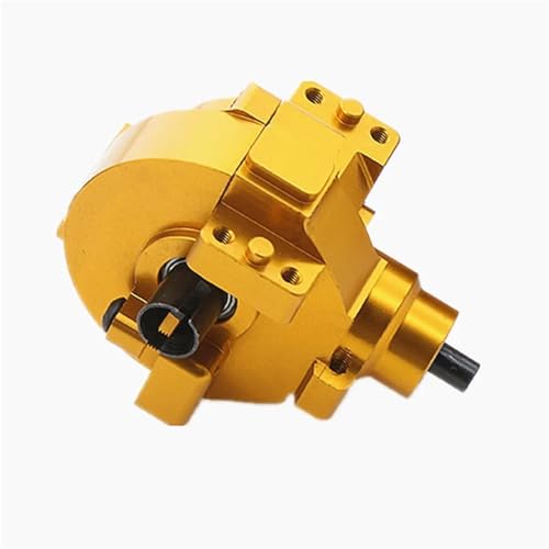 SONHWNGE Aluminiumlegierung Vorne Hinten Getriebe Komplette Stick & Diff.Getriebe 02030 03015 02024 02051 102075 1/10 RC Autos for HSP 94123 94107 94111(Golden Front) von SONHWNGE