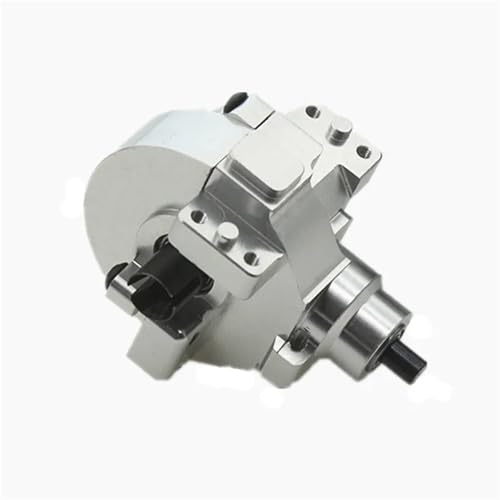 SONHWNGE Aluminiumlegierung Vorne Hinten Getriebe Komplette Stick & Diff.Getriebe 02030 03015 02024 02051 102075 1/10 RC Autos for HSP 94123 94107 94111(Silver Front) von SONHWNGE
