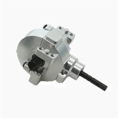 SONHWNGE Aluminiumlegierung Vorne Hinten Getriebe Komplette Stick & Diff.Getriebe 02030 03015 02024 02051 102075 1/10 RC Autos for HSP 94123 94107 94111(Silver Rear) von SONHWNGE