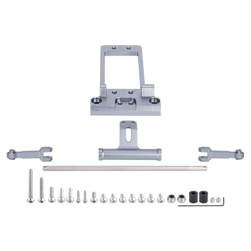 SONHWNGE BTA Servohalterung mit vollhydraulischem Lenkzylinder-Kit for 1/10 RC Crawler for Vanquish for Wraith Axle RR10 SMT10 Roll Cage(Titanium) von SONHWNGE