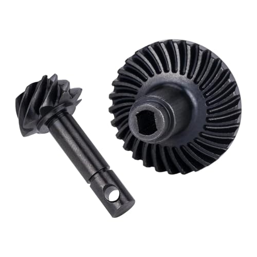 SONHWNGE CNC-Stahl, Einteilige Konstruktion, Schrägverzahnungs-Achsgetriebesatz 30/8T for Axial SCX10 II AR44 AR45 Capra F9 VS4-10 for Phoenix F10-Achsen von SONHWNGE