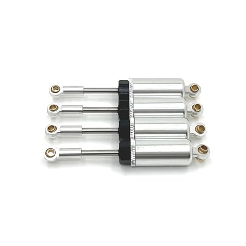 SONHWNGE Geeignet for SCY 1/16 Full Series for C8805 RC-Auto, Metall, verbesserte hydraulische Stoßdämpfer(Silver) von SONHWNGE