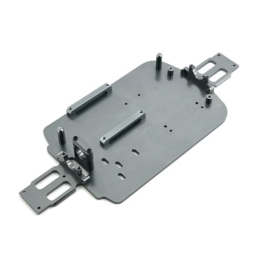 SONHWNGE Geeignet for WLtoys 1/18 A949 A959 A969 A979 K929 RC Auto Ersatzteile Metall Upgrade Grundplatte(Gray) von SONHWNGE