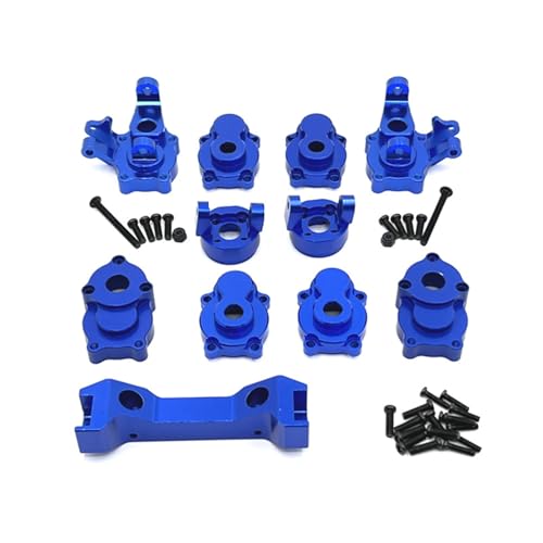 SONHWNGE Geeignet for YiK-ong YK4102 4103 4082 6101 RC Auto Metall Lenkung Tasse Horizontale Bar Hinten Tasse C Sitz(Blauw) von SONHWNGE