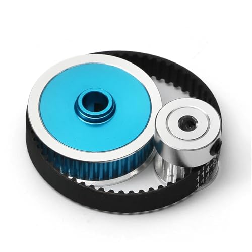 SONHWNGE Geräuscharmes Getriebe-Riemenantriebsrad-Set for Tam-iya TT02 TT-02 1/10 RC-Auto, Getriebe, Riemenantrieb, Übertragungsgetriebe, DIY-Upgrade-Teile von SONHWNGE