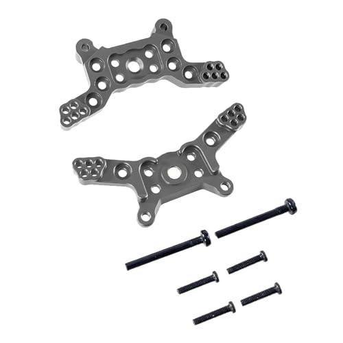 SONHWNGE Langlebige Metall-Upgrade-Teile for MJX 1/14 RC-Auto H14BM 14209 14210 - Stoßdämpfer vorne und hinten(Titanium) von SONHWNGE