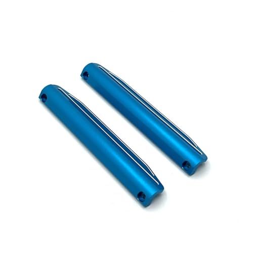 SONHWNGE Linker und rechter Kantenschutz for Hyper GO for MJX 1/10 10208 Zubehör Metall-Upgrade-Teilesatz Rc-Modell Crawler Car Truck Buggy(Blauw) von SONHWNGE