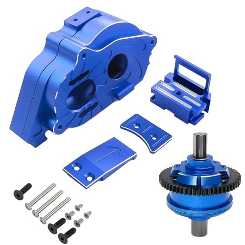 SONHWNGE Metall-Center-Getriebe und Differential-Set for ARR-ma 1/10 for Kraton for Outcast 4S V2 BLX 1/8 for Mojave 4S BLX Upgrade-Teile(Blauw) von SONHWNGE