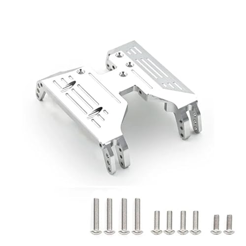 SONHWNGE Metall-Chassis-Unterfahrschutz-Mittelgetriebe-Montagebasis for Axial Capra UTB10 1.9 UTB 1/10 RC Crawler Car Upgrade-Teile(Silver) von SONHWNGE