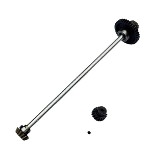 SONHWNGE Metall-Hauptachse, zentrale Antriebswelle mit 17T Motorgetriebesatz for Wltoys A959 A969 A979 K929 1/18 RC Auto-Upgrade-Teile von SONHWNGE