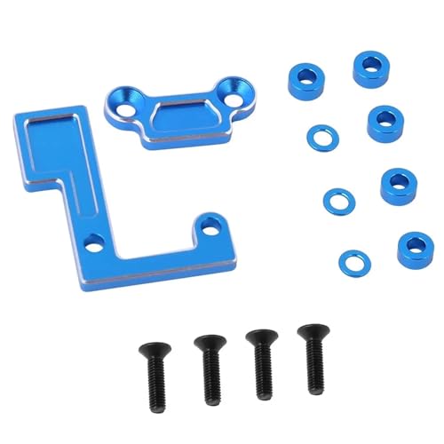 SONHWNGE Metall-Hauptwellenlagerhalter-Set, Getriebehalterung TATT-074 for Tam-iya TT02-Serie TT02D TT02B TT02S 1/10 RC-Auto-Upgrade-Teile(Blauw) von SONHWNGE