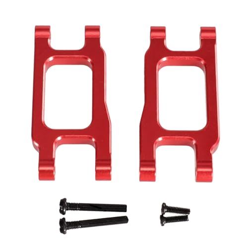 SONHWNGE Metall Hinten Unteren Arm Geeignet for SCY 18101 18102 1/18 Fernbedienung Auto Ersatzteile Metall Upgrade Und Modifikation(Rood) von SONHWNGE
