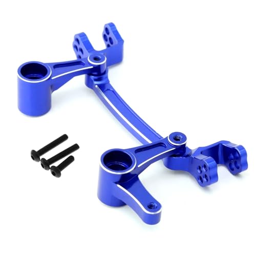 SONHWNGE Metall Lenkung Lenkung Bellcrank for ARR-ma 1/8 for Mojave 4S 4X4 BLX RC Auto Upgrade Teile(Blauw) von SONHWNGE