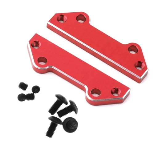 SONHWNGE Metall Sway Bar Mount Roll Bar Retainer for ARR-ma 1/8 for Mojave 4S 4X4 BLX RC Auto Upgrade Teile(Rood) von SONHWNGE