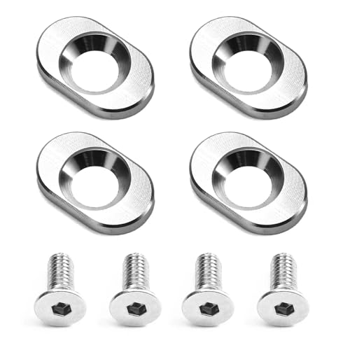 SONHWNGE Metall-Unterlegscheiben for Motormontage, Unterlegscheiben for Trax-xas for Sledge 1/8 RC-Car, RC-Car-Upgrade-Teile, Zubehör SONHWNGE Metall-Unterlegscheiben for Motormontage, Unterlegscheiben for Trax-xas for Sledge 1/8 RC-Car, RC-Car-Upgrade-Teile, Zubehör von SONHWNGE
