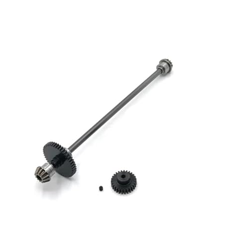 SONHWNGE Metall Upgrade 27T Motor Getriebe Zentrale Antriebswelle Montage for Wltoys 1/14 144010 144001 144002 RC Auto Teile(Dark Grey) von SONHWNGE