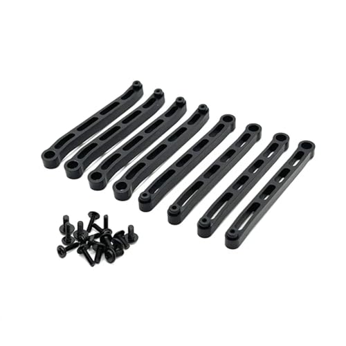 SONHWNGE Metall Upgrade Chassis Befestigungsstange for MN Modell 1/12 MN168 MN78 RC Auto Ersatzteile(Zwart) von SONHWNGE
