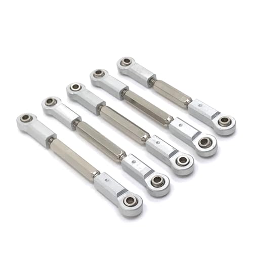 SONHWNGE Metall Upgrade Lenkstange EA1018R EA1019R for JLB 1/10 J3 RC Autoteile(Silver) von SONHWNGE