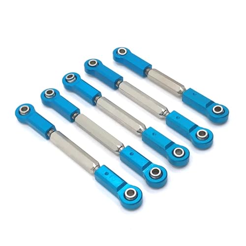 SONHWNGE Metall Upgrade Lenkstange EA1018R EA1019R for JLB 1/10 J3 RC Autoteile(Sky Blue) von SONHWNGE