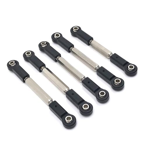 SONHWNGE Metall Upgrade Lenkstange EA1018R EA1019R for JLB 1/10 J3 RC Autoteile(Zwart) von SONHWNGE