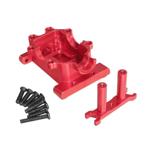 SONHWNGE Metall-Upgrade RC-Auto-Ersatzteile for die untere Abdeckung des vorderen Getriebes, passend for MJX 14211 14301 14302 14303 14209 14210 Fernbedienung(Rood) von SONHWNGE