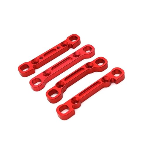 SONHWNGE Metall-Upgrade-Schwingenverstärkungsblech for 1/10 104001 104002 104072 RC-Autoteile(Rood) von SONHWNGE