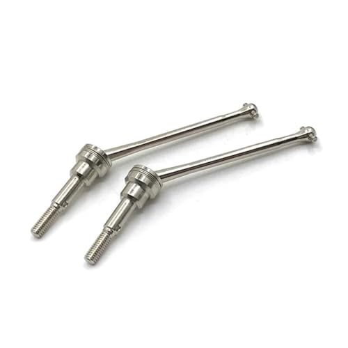 SONHWNGE Metall Upgrade Vordere Antriebswelle for WLtoys 1/12 12427 12423 12428A-BC FY01-02-03 RC Auto Teile(Silver) von SONHWNGE