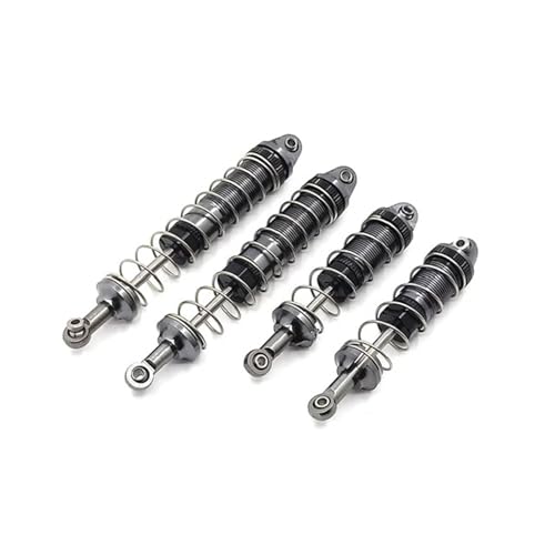 SONHWNGE Metall Upgrade hydraulische Stoßdämpfer vorne und hinten for WLtoys 1/12 12427 12428-AB 12429 12423 FY01 FY02 FY03 RC Autoteile(Dark Grey) von SONHWNGE