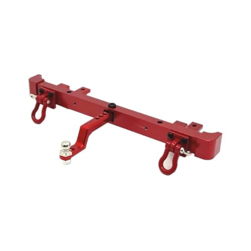SONHWNGE Metall Verbesserte Hinten Stoßstange Anhänger Haken Geeignet for MN Modell 1/12 MN82 LC79 RC Auto Teile(Rood) von SONHWNGE