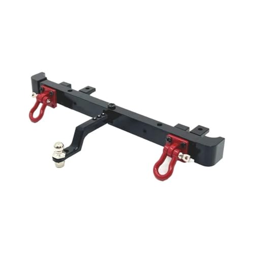 SONHWNGE Metall Verbesserte Hinten Stoßstange Anhänger Haken Geeignet for MN Modell 1/12 MN82 LC79 RC Auto Teile(Zwart) von SONHWNGE