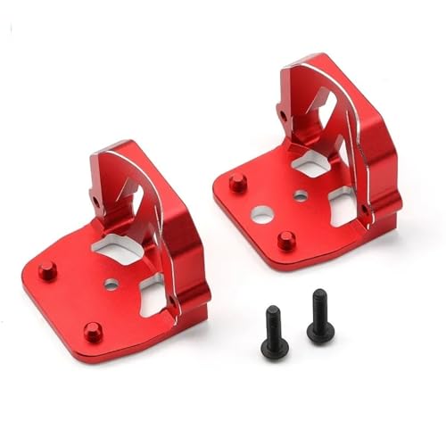 SONHWNGE Metall Verbesserte Motor Halterung Sitz 7760 for Trax-xas 1/5 X-Maxx XMAXX 6S 8S 1/6 XRT RC Auto Upgrade Teile Zubehör(Rood) von SONHWNGE