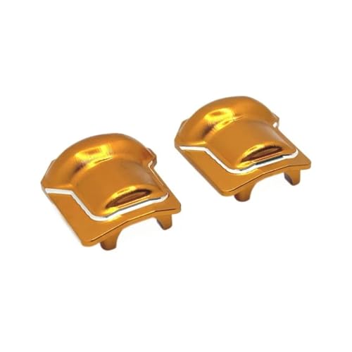 SONHWNGE Metall-Vorder- und Hinterachsabdeckung, passend for WLtoys 104006 104010 104020 104026 RC-Autozubehör(Yellow) von SONHWNGE