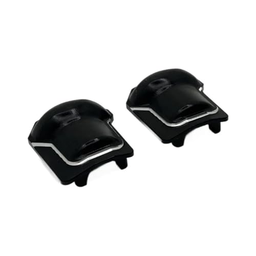 SONHWNGE Metall-Vorder- und Hinterachsabdeckung, passend for WLtoys 104006 104010 104020 104026 RC-Autozubehör(Zwart) von SONHWNGE