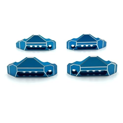 SONHWNGE Metall verbesserte Vorder- und Hinterradaufhängungsschutzteile for MJX 1/10 10208 Monster RC Autoteile(Blauw) von SONHWNGE