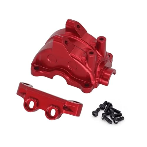 SONHWNGE Metall verbesserte Vorder- und Hinterradaufhängungsschutzteile for MJX 1/10 10208 Monster RC Autoteile(Rood) von SONHWNGE