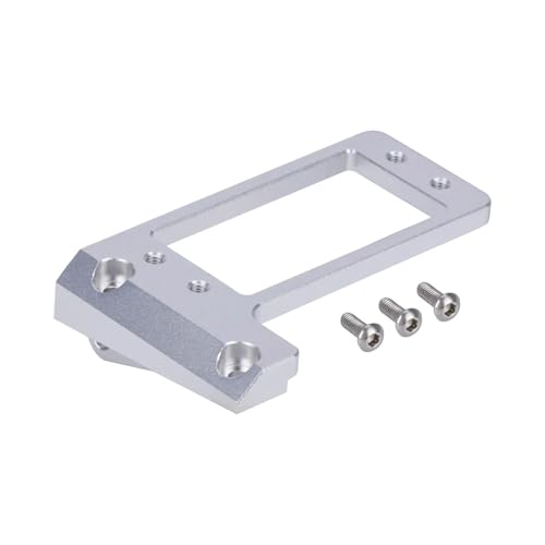 SONHWNGE Niedrigen Schwerpunkt Servo Halterung for 1/10 RC Crawler for Vanquish for Capra F9 Offset Portal Achse DIY LCG Chassis(Silver) von SONHWNGE