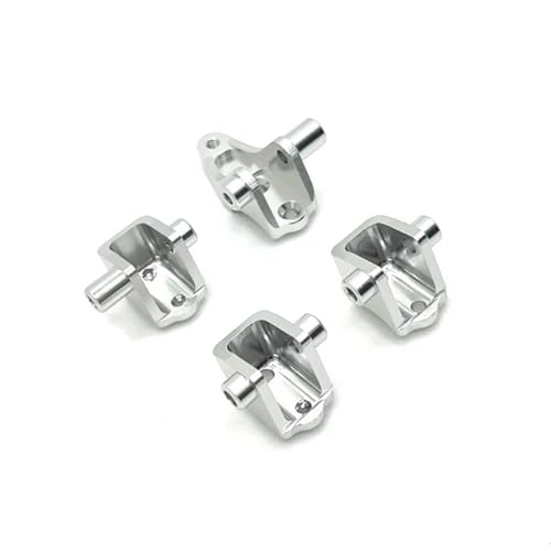 SONHWNGE Passend for TRAX-XAS TRX4 for Hua-ngbo R1001 R1002 R1003 RC-Car Vorder- und Hinterachse Spurstangenbefestigungssitz ﻿(Silver) von SONHWNGE