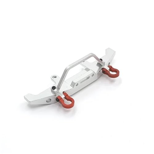 SONHWNGE Upgrade Metall Frontstoßstange for WPL C14 C24 C34 C44 B14 B16 B24 B36 for He-ngLong for JJRC for FeiYu RC Autoteile(Silver) von SONHWNGE