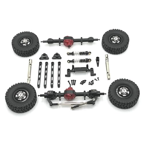 SONHWNGE Verwendet for MN Modell 1/12 MN82 LC79 MN78 RC Auto Teile Metall Upgrade Und Modifikation Vulnerable Kit(Zwart) von SONHWNGE