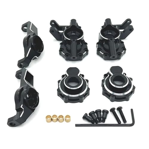 SONHWNGE Vorderachse C-Sitz Lenkbecher passend for TRAX-XAS TRX4 TRX6 for Hua-ngbo R1001 R1002 R1003 RC Auto(Zwart) von SONHWNGE