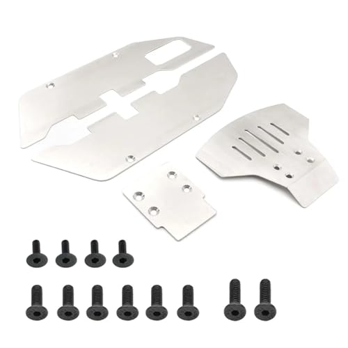 SONHWNGE for 1/10 for TRAX-XAS for Slash 2WD Edelstahl-Chassispanzerung Kollisionsvermeidung, modifiziertes und verbessertes Zubehör von SONHWNGE