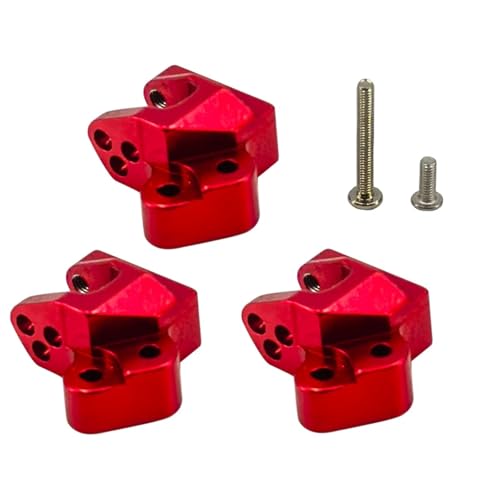 SONHWNGE for Axial Scx10 Iii Gladiator Upgrades Teile Metallische Grundplatte Pull Code Chassis for 1/10 AXI03006 AXI03007 RC Auto Zubehör(Red Pull Code) von SONHWNGE