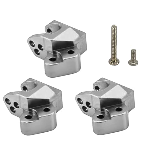 SONHWNGE for Axial Scx10 Iii Gladiator Upgrades Teile Metallische Grundplatte Pull Code Chassis for 1/10 AXI03006 AXI03007 RC Auto Zubehör(Silver Pull Code) von SONHWNGE