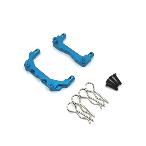 SONHWNGE for MJX for Hyper Go 14209 14210 1/14 R/C Autos RC Truck Verbesserte Teile #14280B 14281C Aluminiumlegierung Karosseriesäule(Blauw) von SONHWNGE