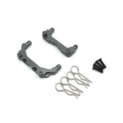 SONHWNGE for MJX for Hyper Go 14209 14210 1/14 R/C Autos RC Truck Verbesserte Teile #14280B 14281C Aluminiumlegierung Karosseriesäule(Light Grey) von SONHWNGE
