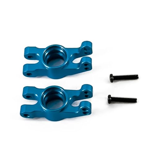 SONHWNGE for Mjx for Hyper Go 1/14 14210 14209 Upgrade Teile Metall Hinten lenkung Tasse for Rc Auto CNC Aluminium Zubehör(Blauw) von SONHWNGE